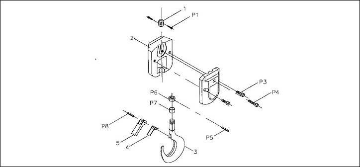 東星氣動(dòng)平衡器吊鉤總成 東星氣動(dòng)平衡器吊鉤總成