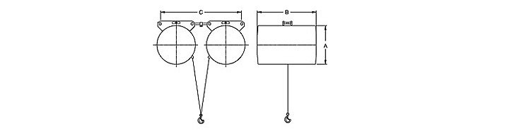 BH20020東星氣動平衡器尺寸圖 BH20020東星氣動平衡器尺寸圖